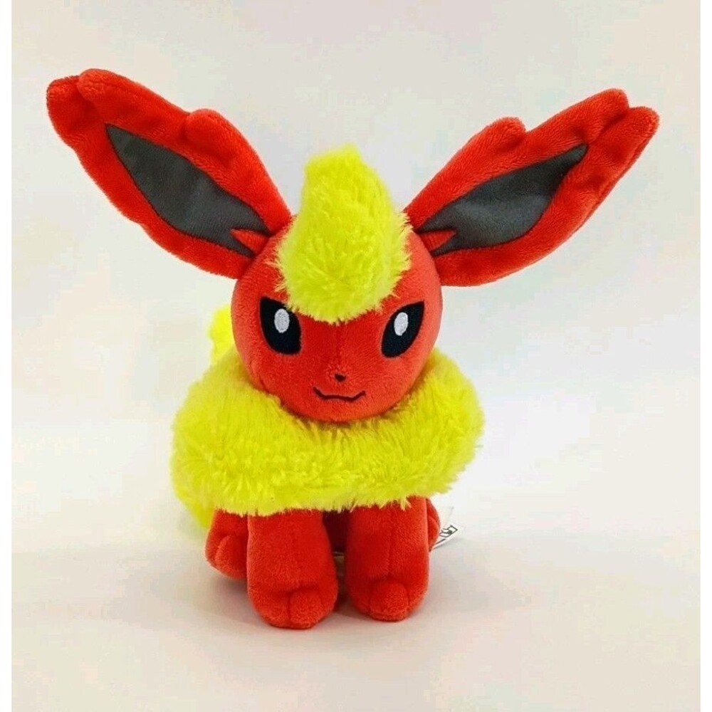 Pokémon Center Flareon Plush Official Eeveelution Stuffed Animal Nintendo